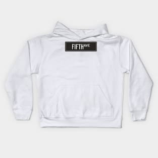 Fifth ave black Kids Hoodie